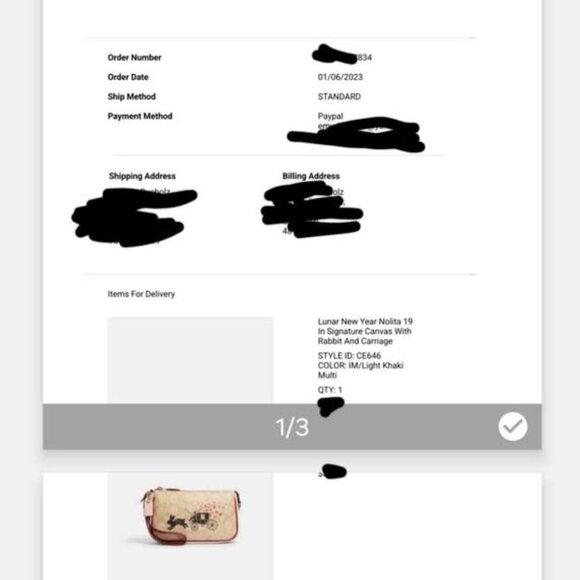 Coach Year of the Rabbit Wristlet and Mirror - New WOT - Picture 4 of 4